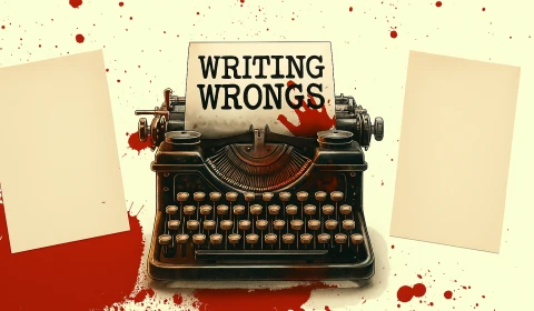 An image of a typewriter with the title