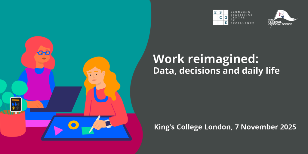 Work reimagined - two people working on a touch screen device