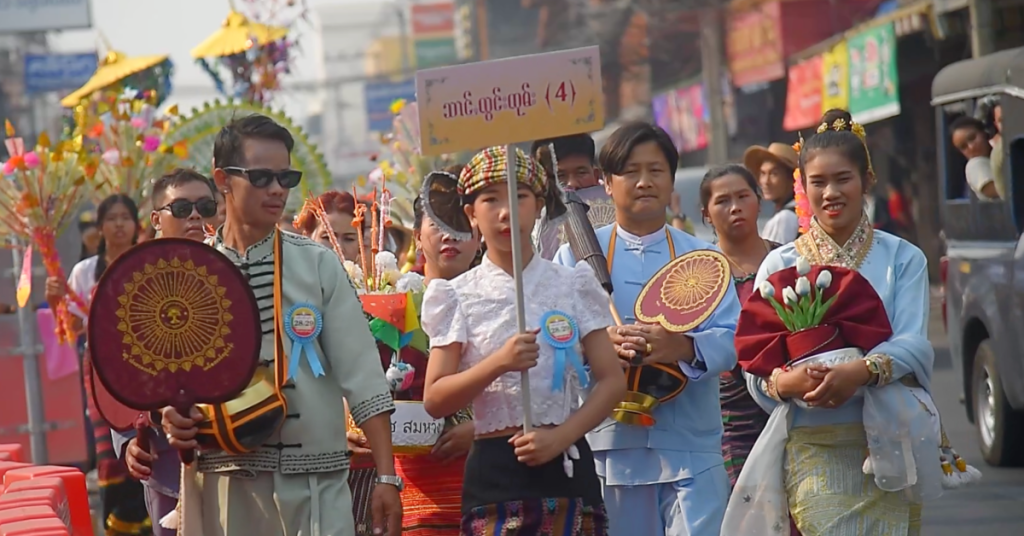 Poy Sang Long festival procession, northern Thailand. Photo by Jaran Janta.
